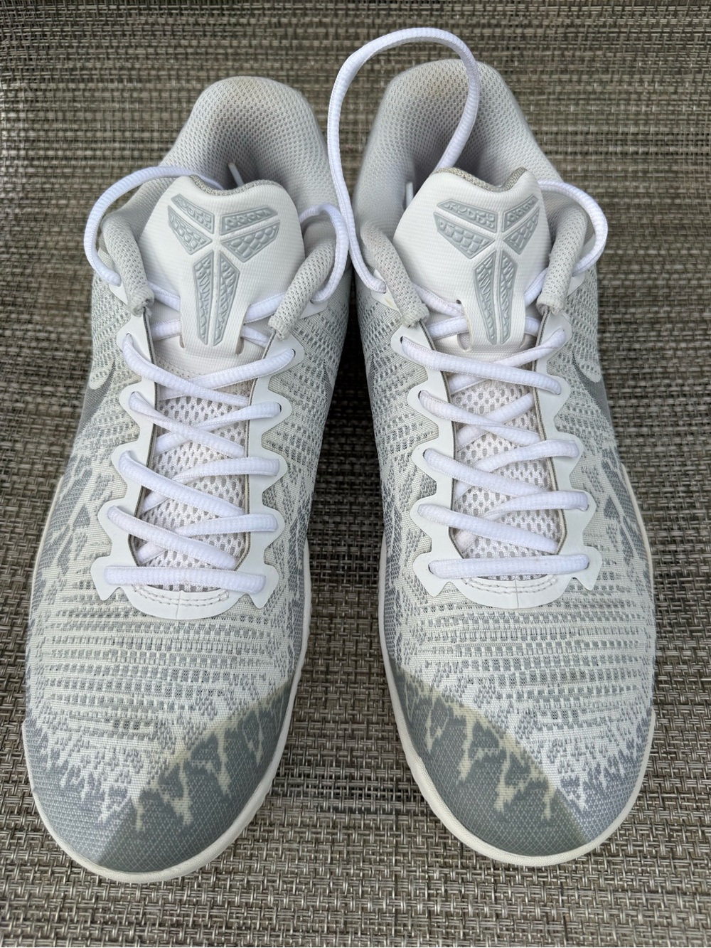 Nike Mamba Rage Pure Platinum Men’s Kobe Bryant White 908972-100 Size 9.5 - Picture 4 of 16